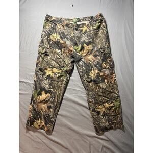 Cabela's Pants Mens 46 Regular Green Camo Hunting Outdoor 100 Precent Cotton
